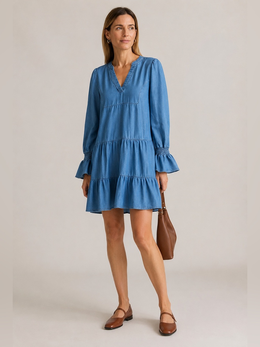 Long-Sleeve Dress